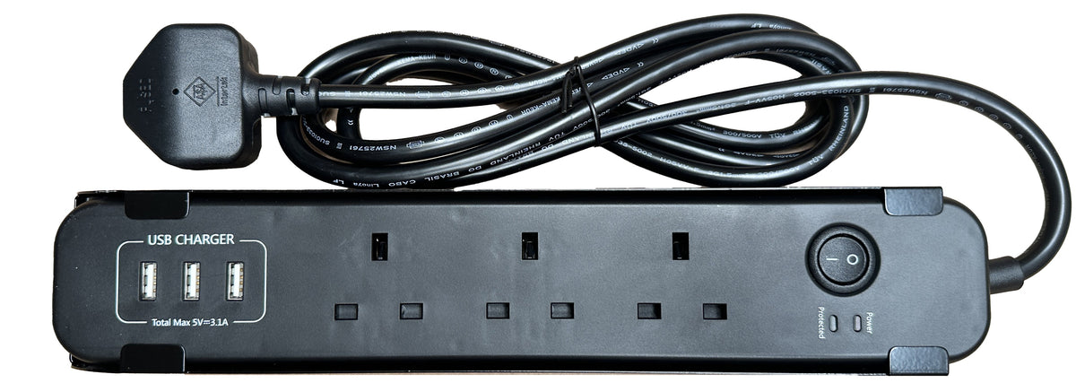 UK STEKKERDOOS INCL MAGNETISCHE HOUDER