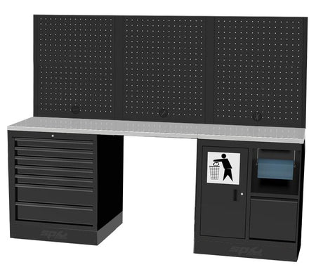 USA WORKSHOP SERIES 11 DELIG MET RVS WERKBLAD