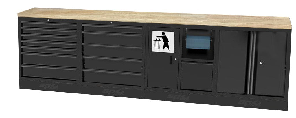 USA WORKSHOP SERIES 6 DELIG LAAG MET HOUTEN WERKBLAD