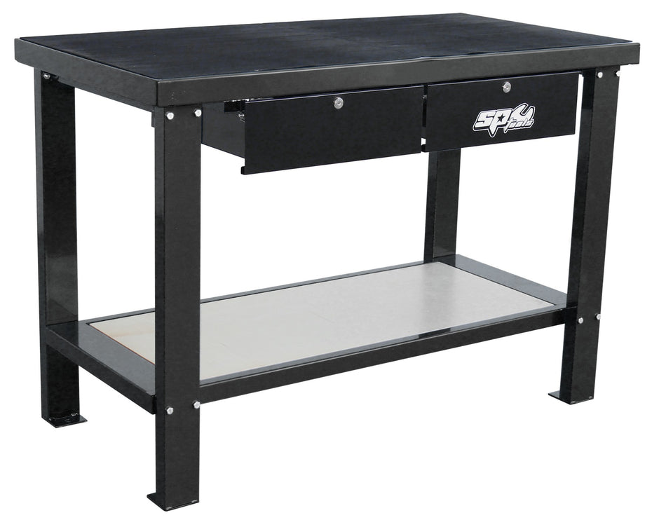 WERKBANK MET 2 LADES 1250MM ZWART