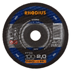 Rhodius FT33 Doorslijpschijf conventioneel - Weldingshop