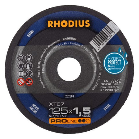 Rhodius XT67 Doorslijpschijf extra dun - Weldingshop