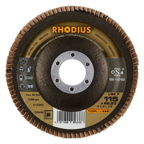 Rhodius LGZ F Lamellenslijpschijf - Weldingshop