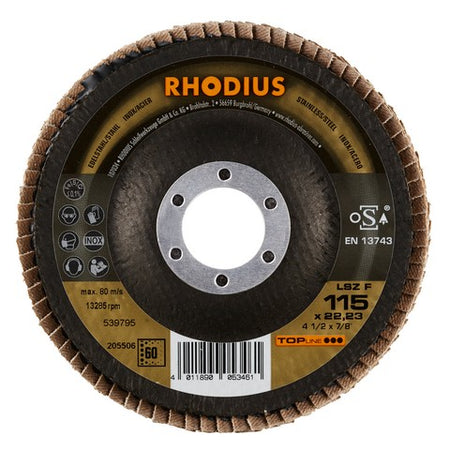 Rhodius LSZ F Lamellenslijpschijf - Weldingshop