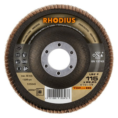 Rhodius LSZ F Lamellenslijpschijf - Weldingshop