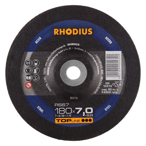 Rhodius RS67 Afbraamschijf - Weldingshop