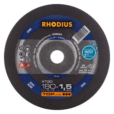 Rhodius XT20 Doorslijpschijf extra dun - Weldingshop