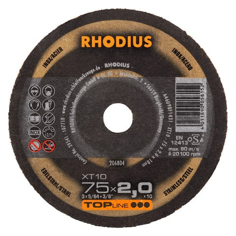 Rhodius XT10 Doorslijpschijf MINI - Weldingshop