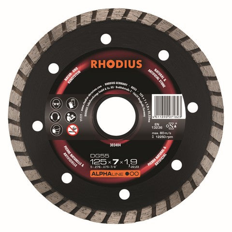 Rhodius DG55 Diamantdoorslijpschijf - Weldingshop