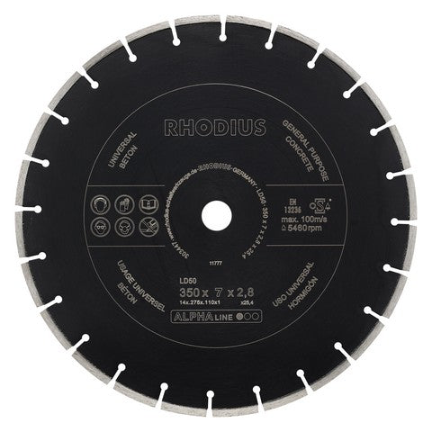 Rhodius LD50 Diamantdoorslijpschijf - Weldingshop