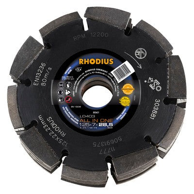 Rhodius LD403 ALL IN ONE Diamantsleuvenzaag - Weldingshop