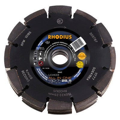 Rhodius LD403 ALL IN ONE Diamantsleuvenzaag - Weldingshop