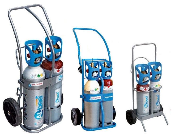 Albee Flame Acetyleen / Zuurstof set inclusief kar - Weldingshop