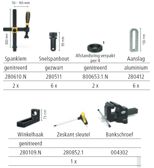 Siegmund 28mm gereedschapset A - Weldingshop
