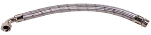 Flexibele metalen slang met bocht 100 cm lang - Weldingshop