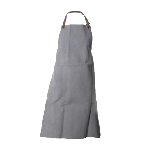 Lasschort grijs splitleder 90x70cm - Weldingshop