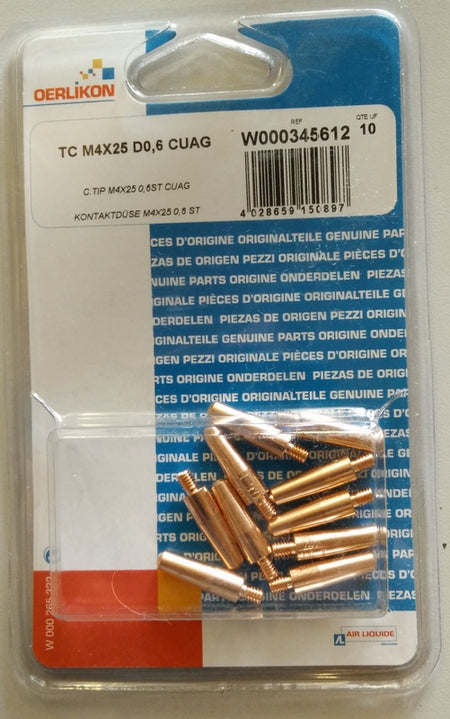 Contacttip t.b.v. Citotorch 341 - M8 X 32 - Weldingshop